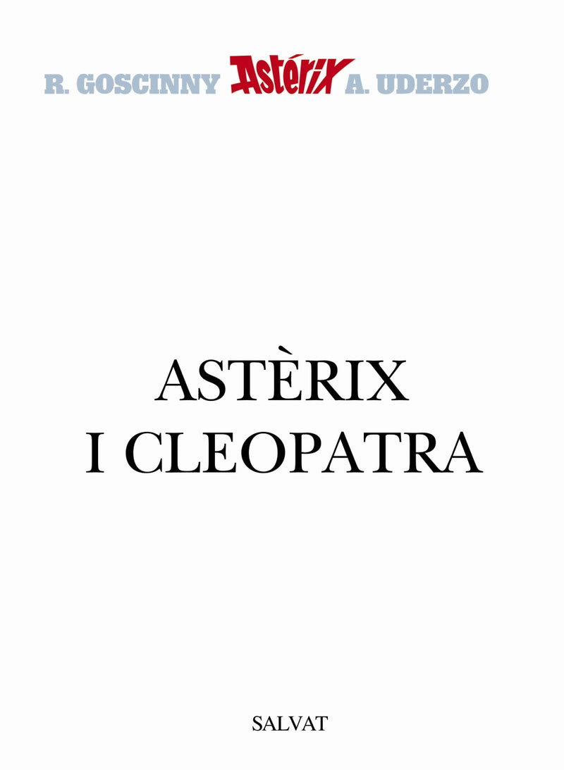 Astèrix i Cleòpatra.