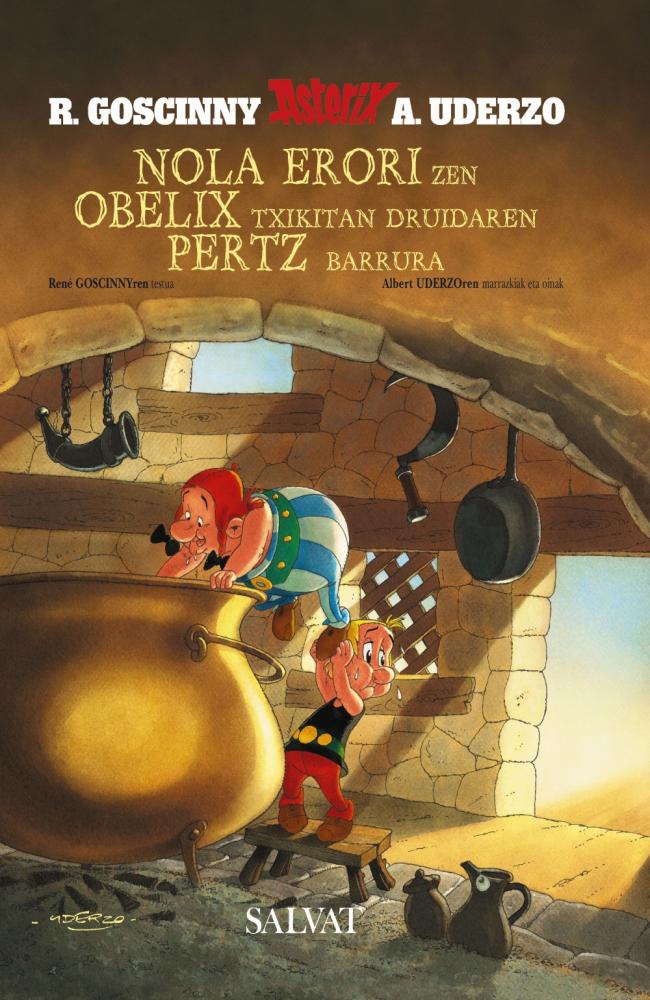 Nola erori zen Obelix txikitan druidaren pertz barrura (euskara)