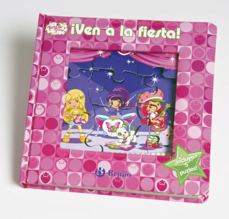 ¡Ven a la fiesta! Libro puzle de Tarta de Fresa