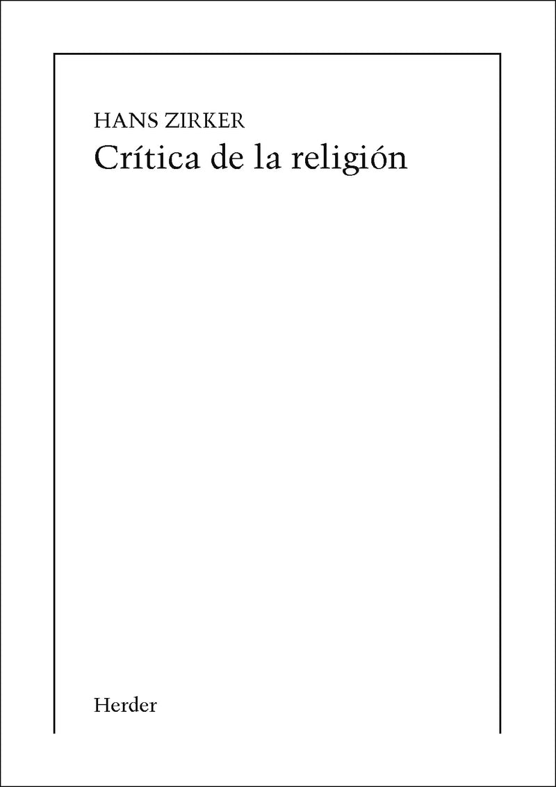 Crítica de la religión