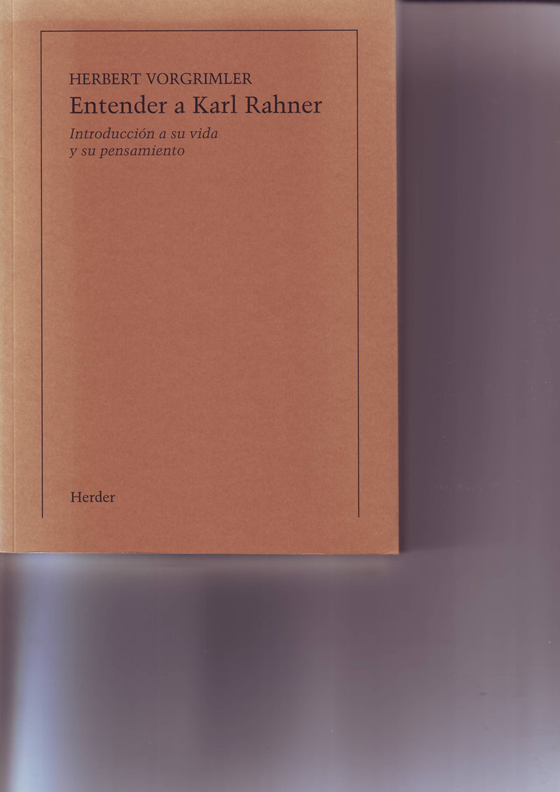 Entender a Karl Rahner