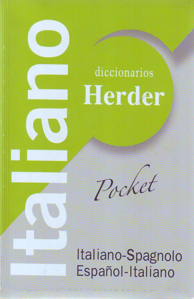 Diccionario universal Herder, italiano-español, español-italiano