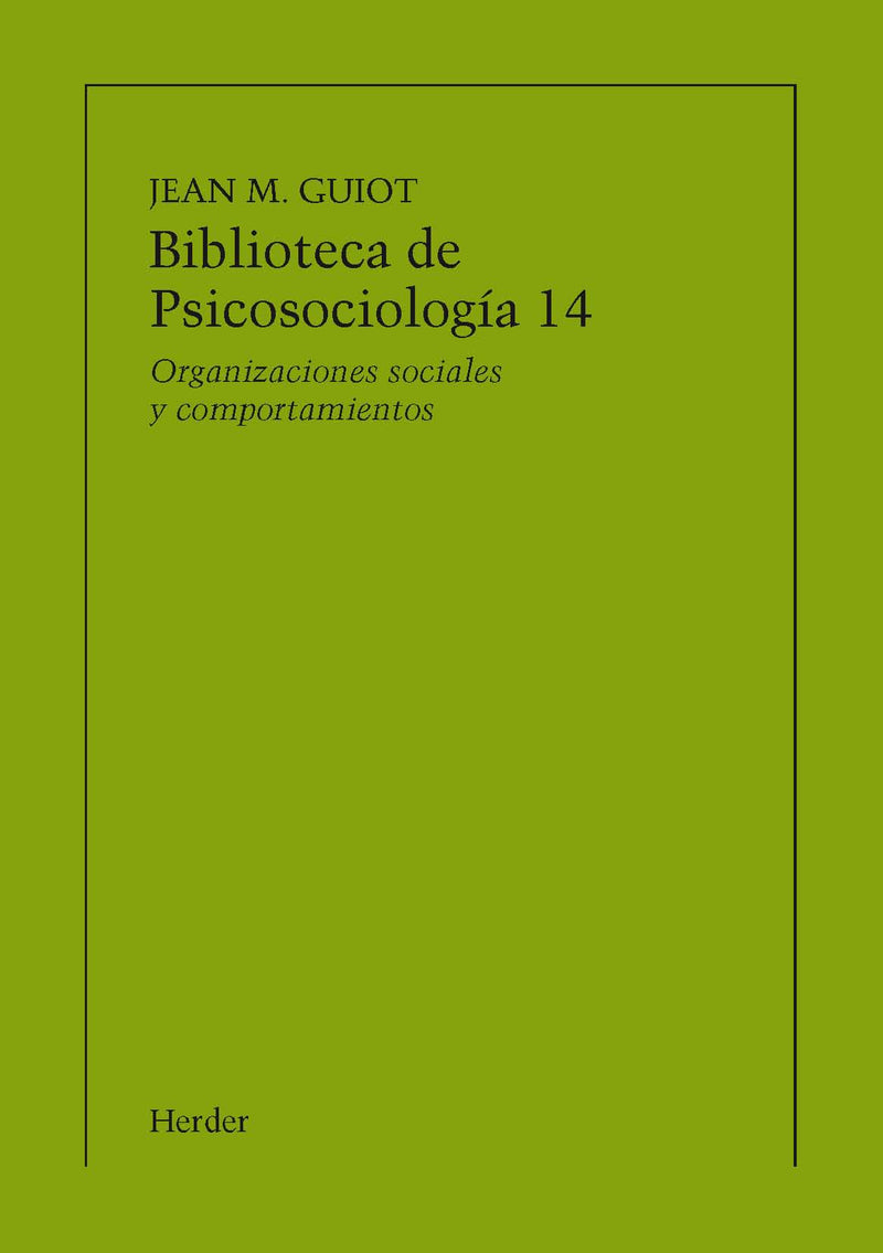 Organizaciones sociales y comportamientos