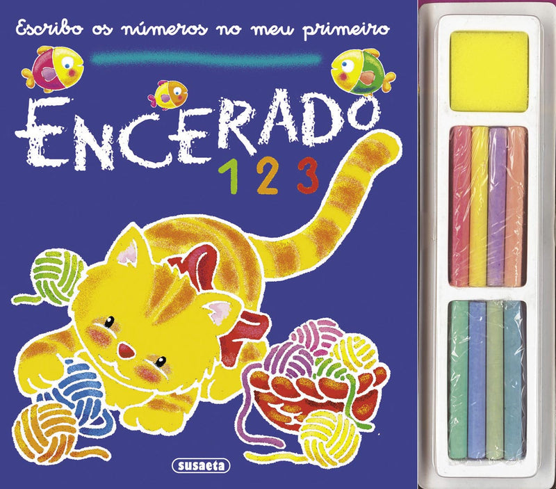 Escribo os números no meu primeiro encerado
