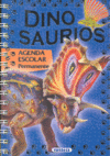 Agenda escolar permanente dinosaurios