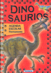 Agenda escolar permanente - Dinosaurios