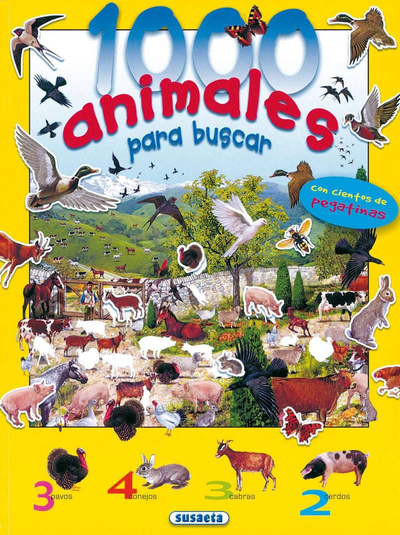 1000 Animales para buscar con pegatinas n.4