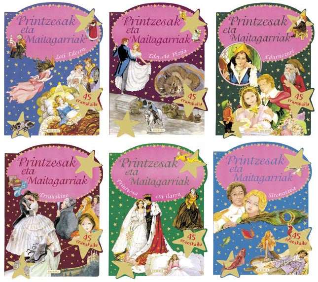 Printzesak eta maitagarriak (6 titulu)