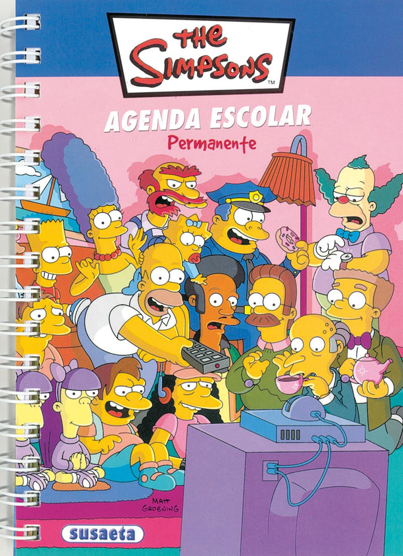 Agenda escolar Simpsons