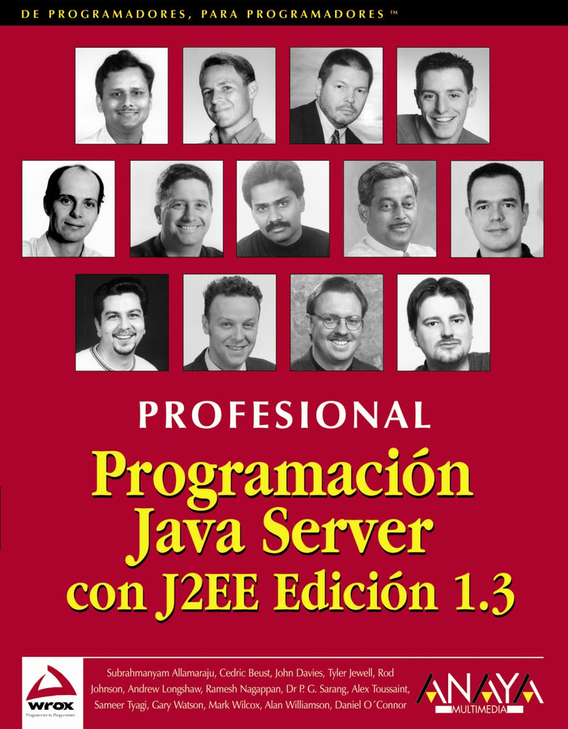 Programación Java Server con J2EE Edición 1.3