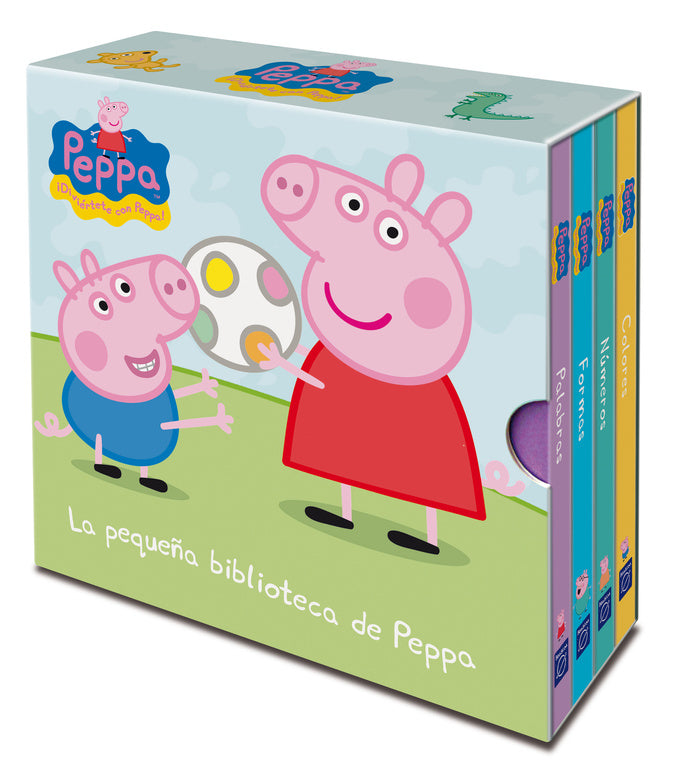 La pequeña biblioteca de Peppa (Peppa Pig. Todo cartón)