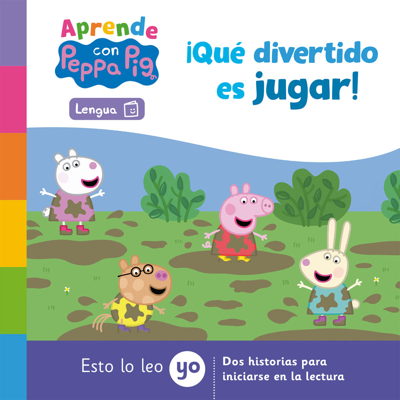 SALTA SALTA ; LANZA EL FRISBY (ESTO LO LEO YO. PEPPA PIG)