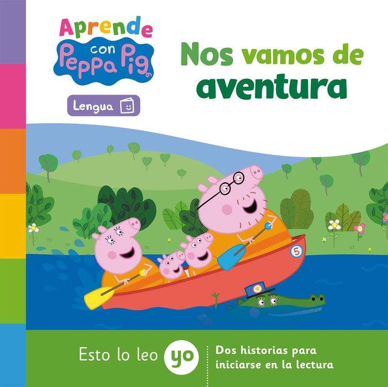 PASEO EN MOTO; VIAJE EN CANOA (ESTO LO LEO YO. PEPPA PIG)
