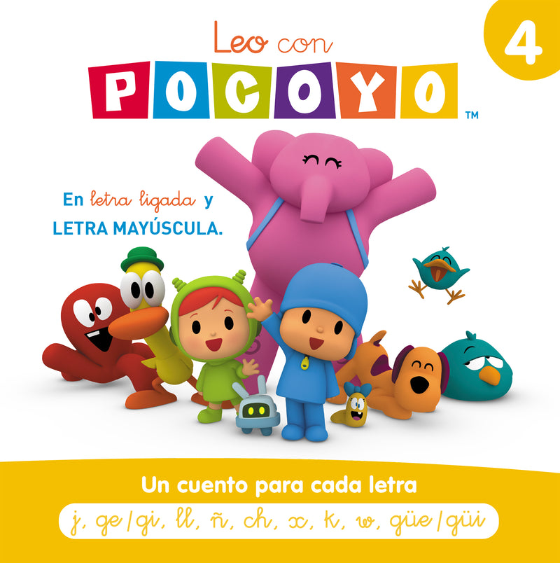 Pocoyó. Lectoescritura - Un cuento para cada letra j, ge/gi, ll, ñ, ch, x, k, w, güe/güi