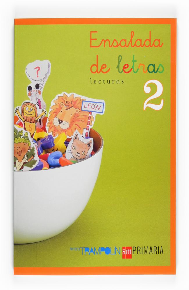 Lecturas: Ensalada de letras. 2 Primaria. Trampolín