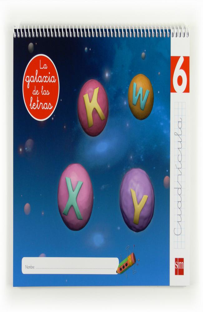 Lectoescritura 6, Cuadrícula. La galaxia de las letras