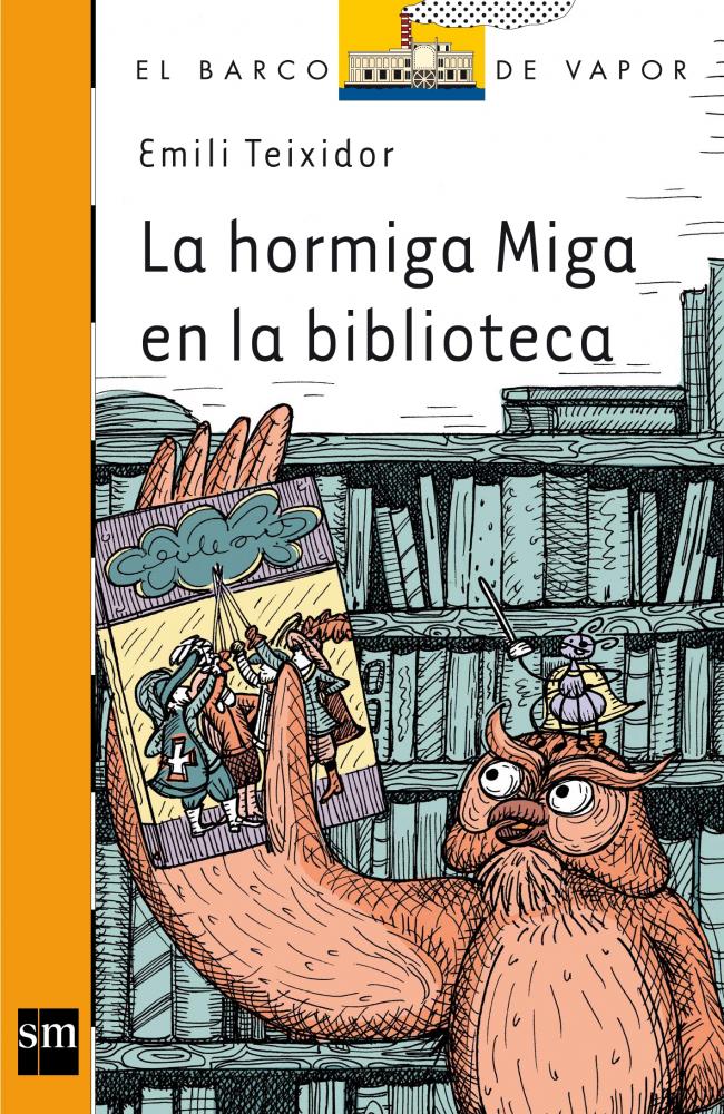 La hormiga Miga en la biblioteca