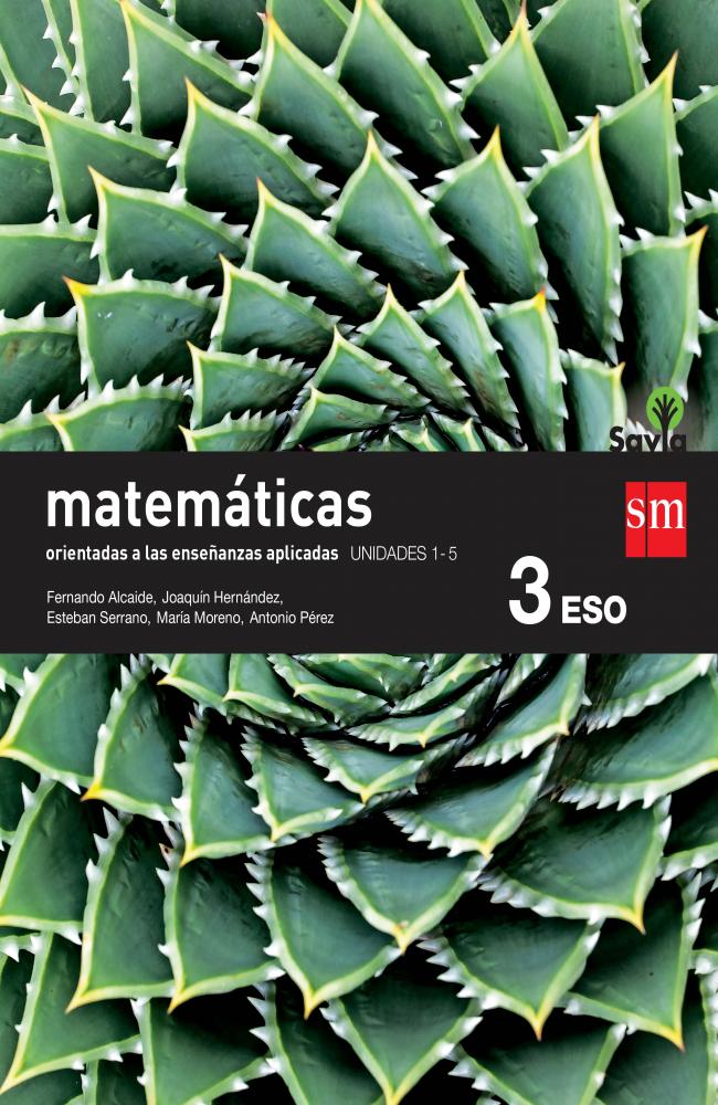 Matemáticas orientadas a las ciencias aplicadas. 3 ESO. Savia. Trimestres
