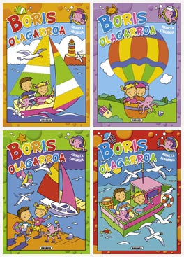 Boris olagarroa, ariketa liburua (4 titulu)