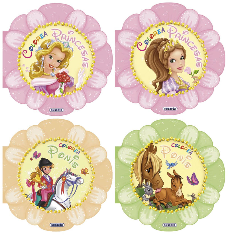 Coloreo mi flor (4 títulos)