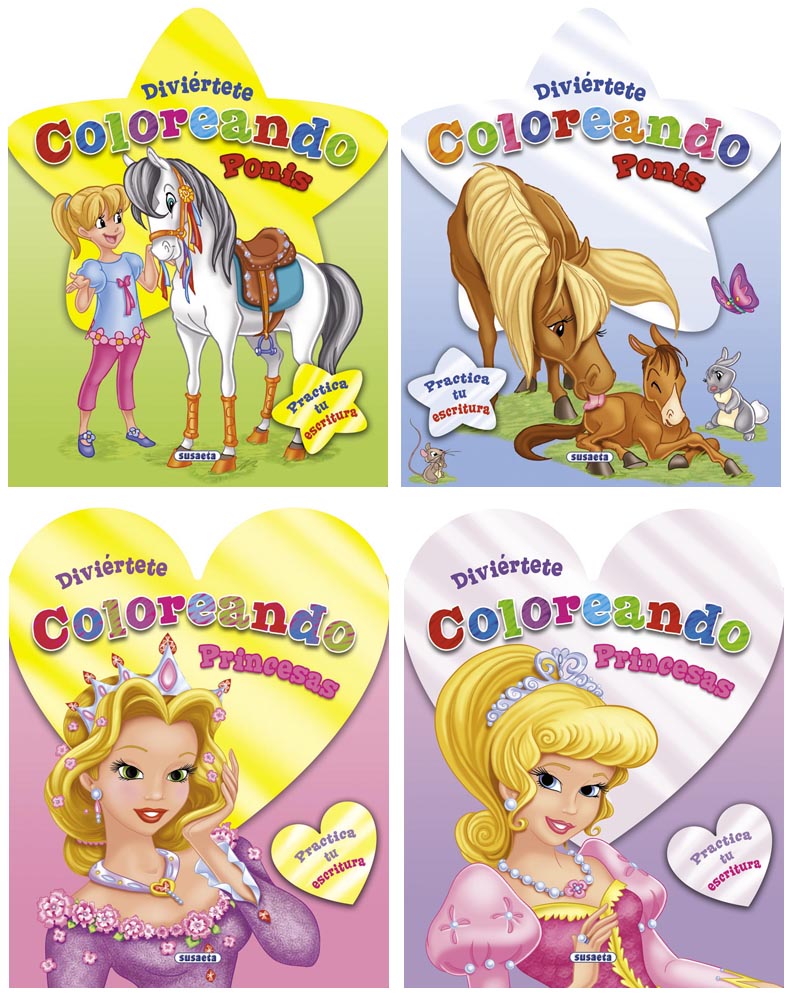 Diviértete coloreando (4 títulos)
