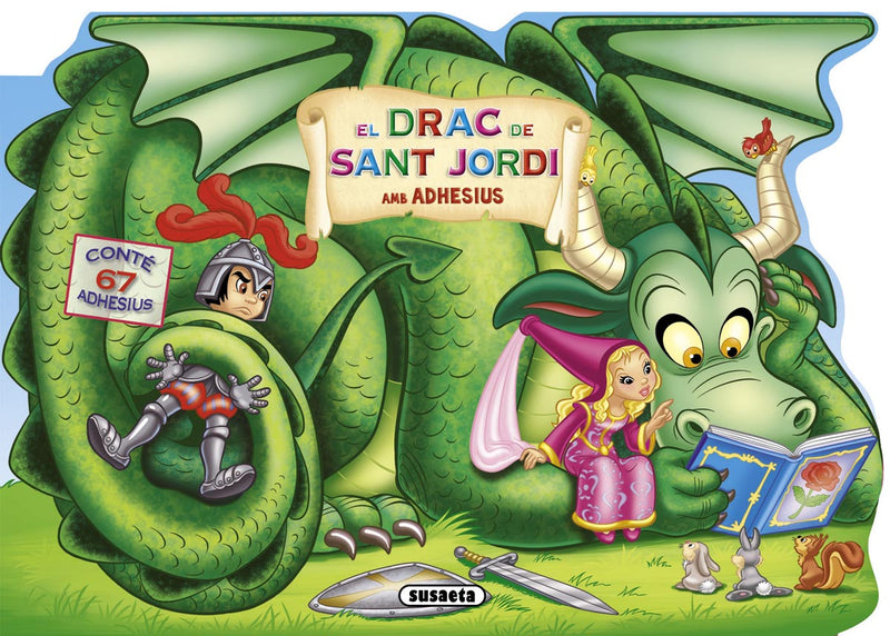 El drac de Sant Jordi amb adhesius