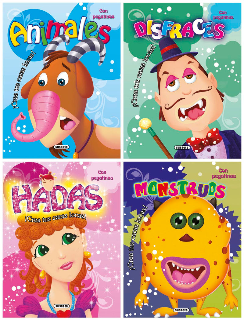 Caras locas (4 títulos)