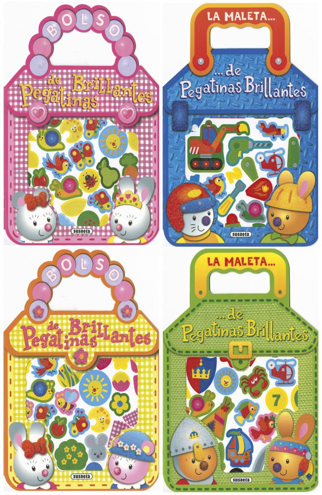 Pegatinas viajeras (4 títulos)