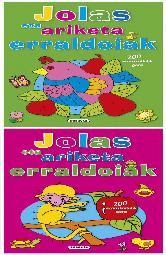 Jolas eta ariketa erraldoiak (2 titulu)