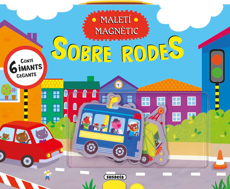 Maleti magnetic. Sobre rodes