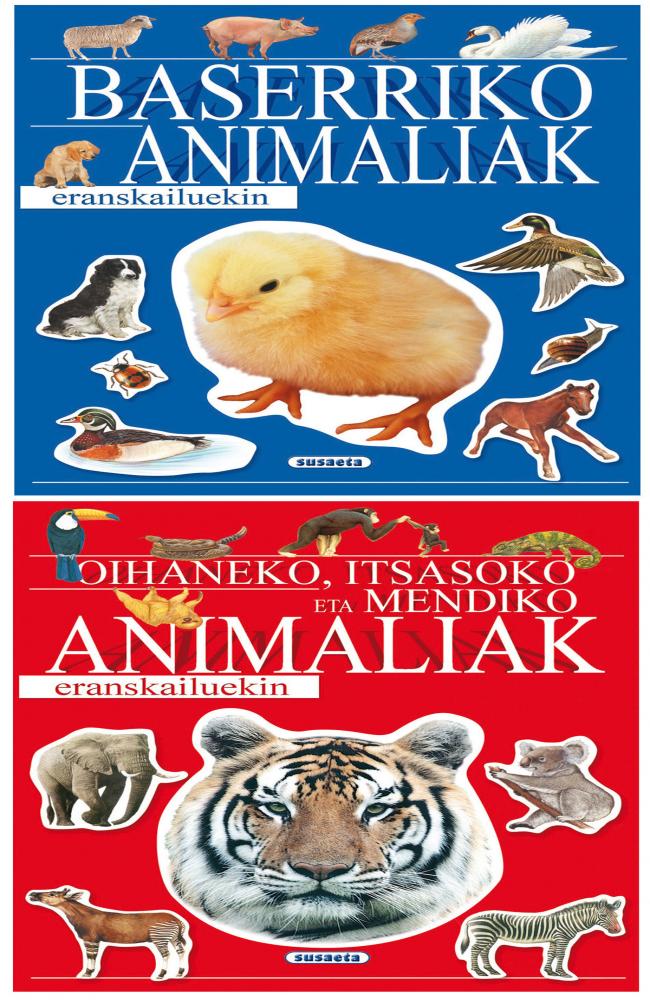 Animaliak eranskailuekin (2 titulu)