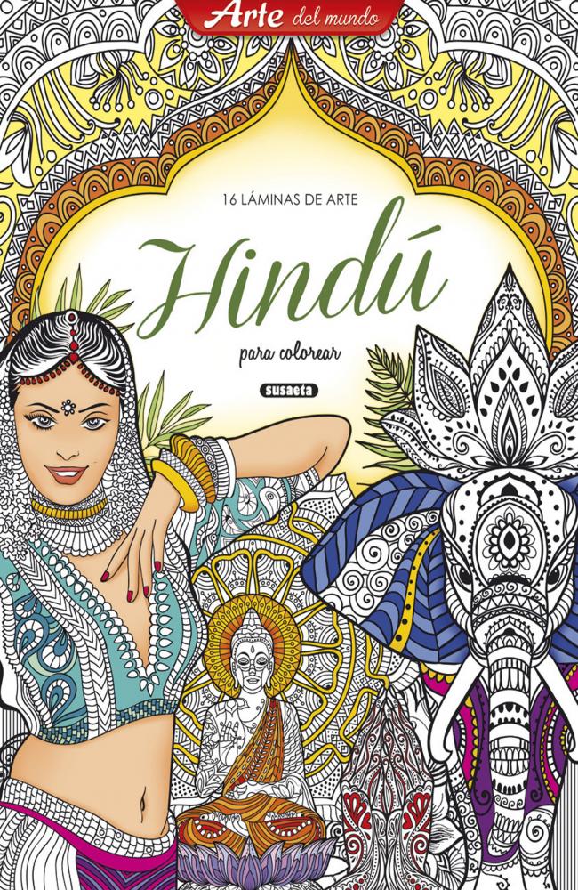Láminas de arte hindú para colorear