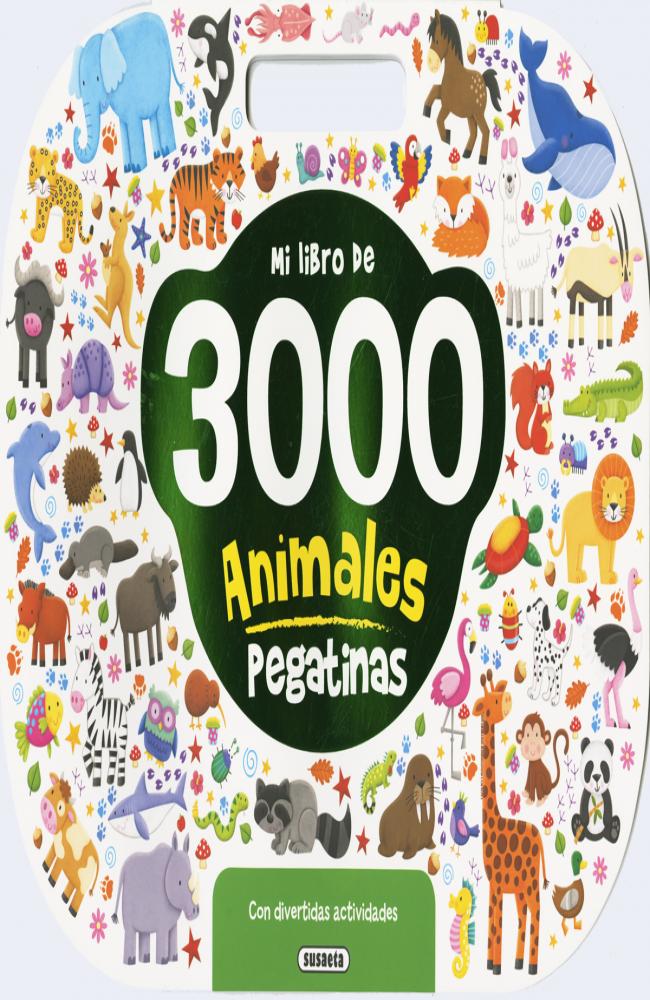 Mi libro de 3.000 pegatinas de animales