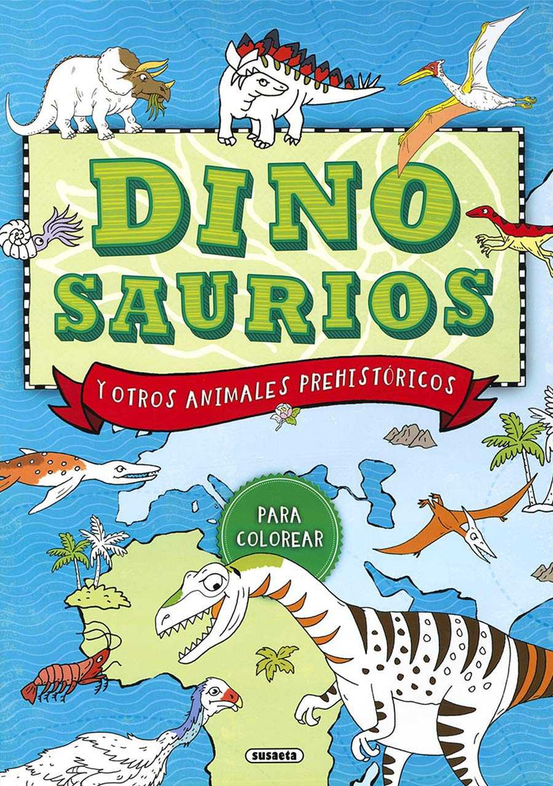 Dinosaurios y otros animales prehistóricos para colorear
