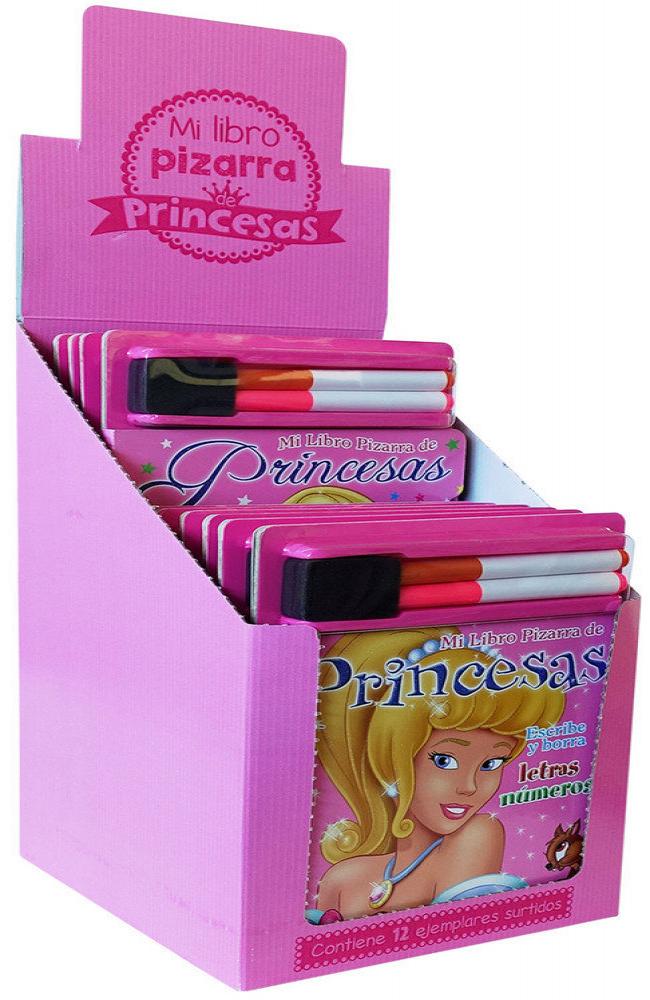 Mi libro pizarra de princesas estuche con 12 ejemplares