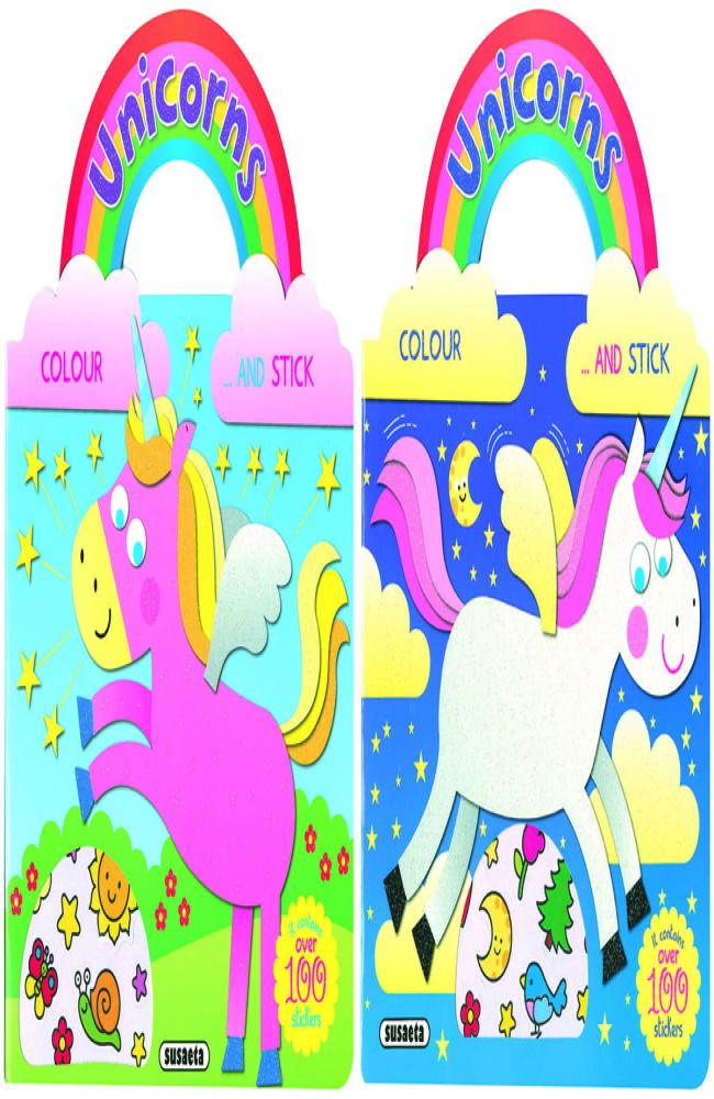 Unicorns to paint and paste (2 titles)