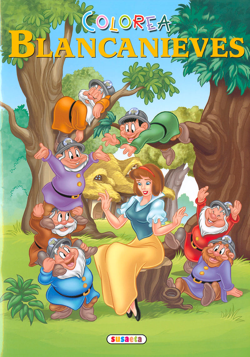 Colorea Blancanieves