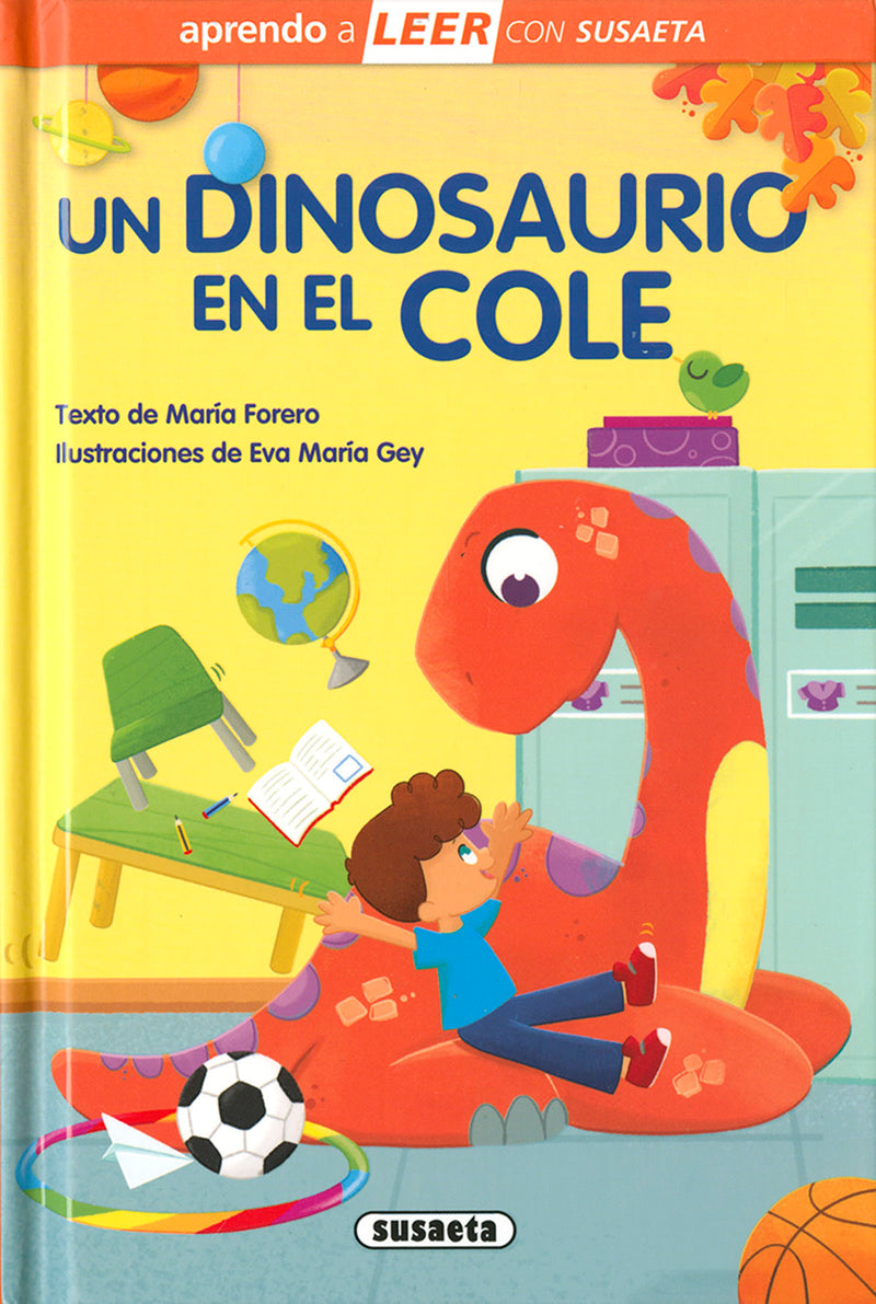 Un dinosaurio en el cole