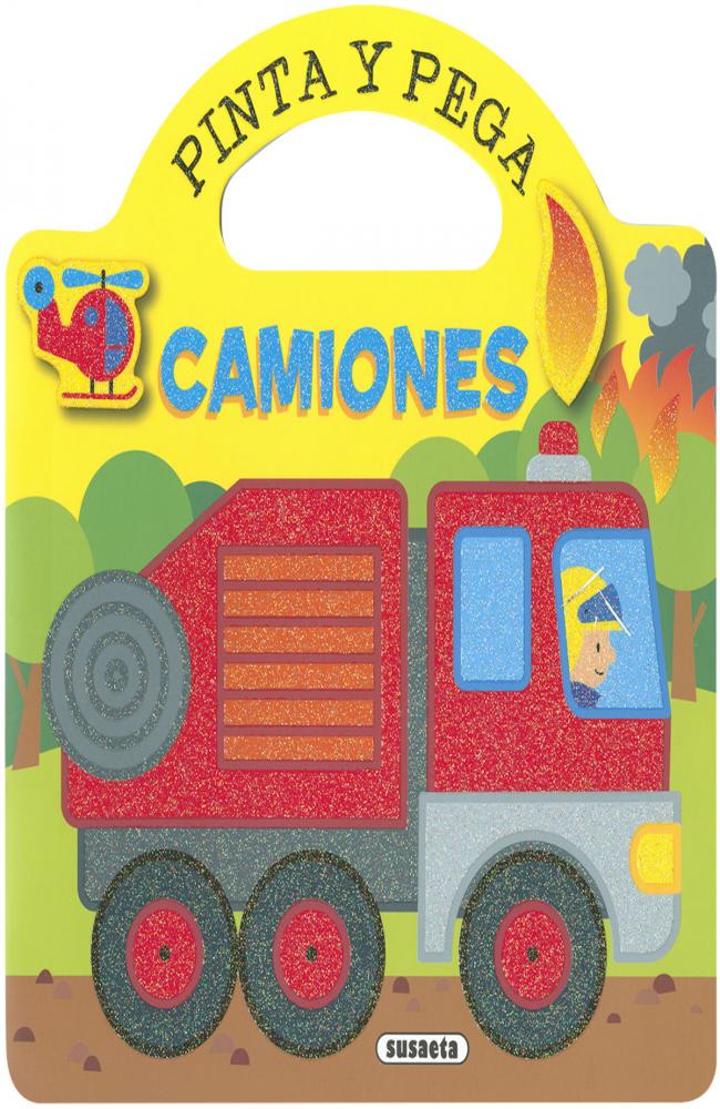 Camiones (pinta y pega)
