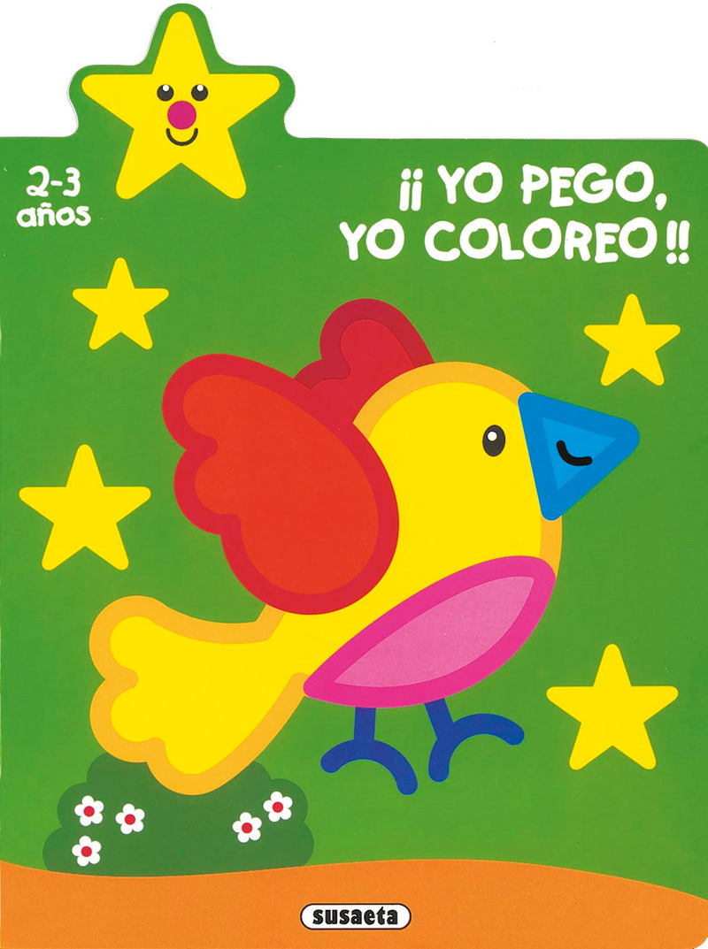 ¡Yo pego, yo coloreo! 2-3 años