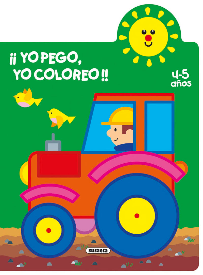 ¡Yo pego, yo coloreo! 4-5 años
