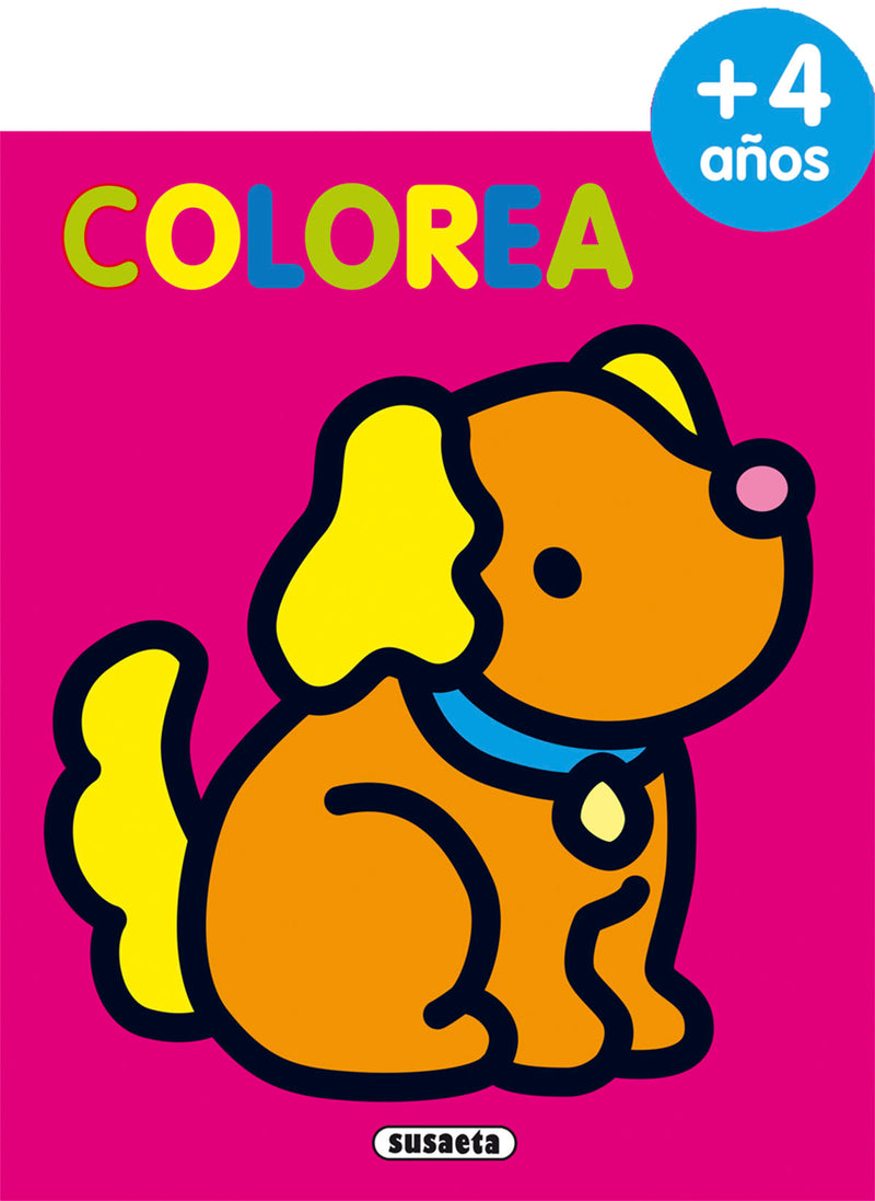 Colorea por edades 4 años