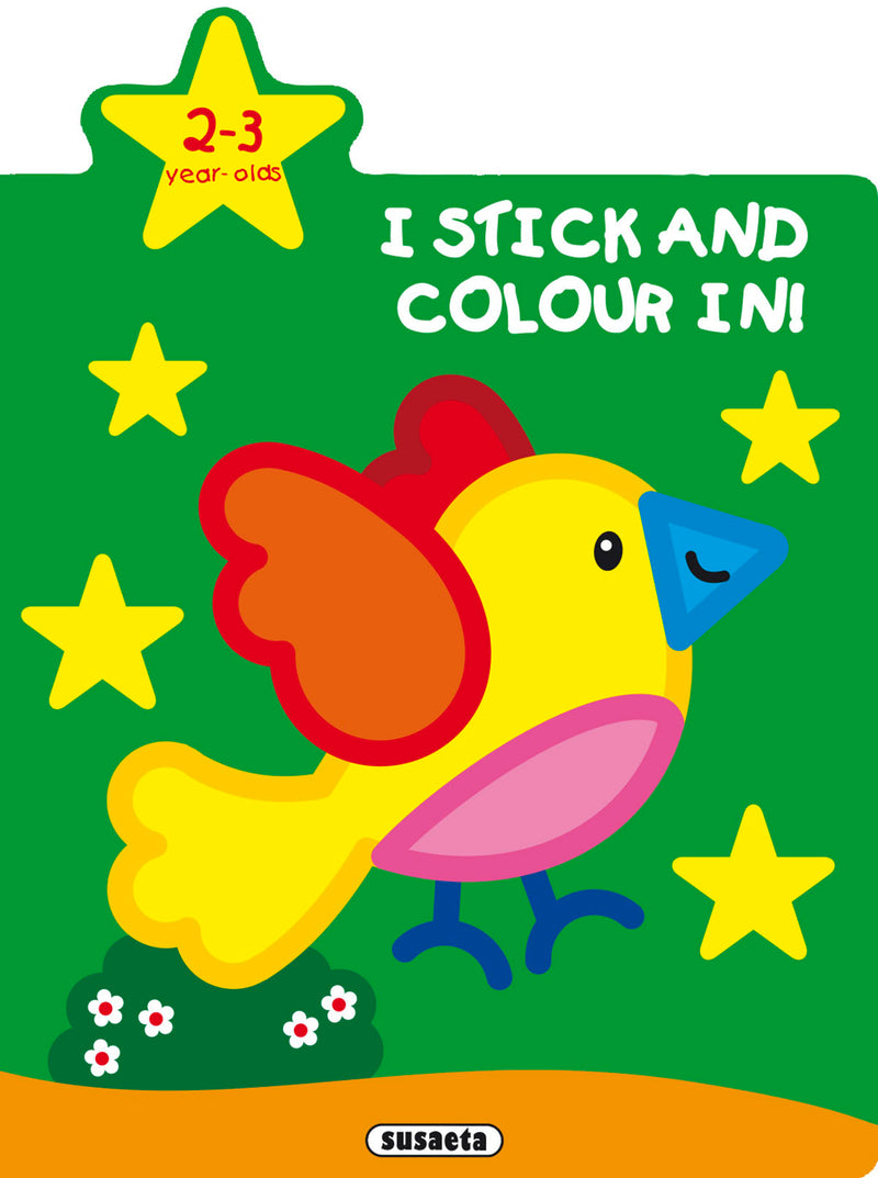Colour and stick 2-3 years old