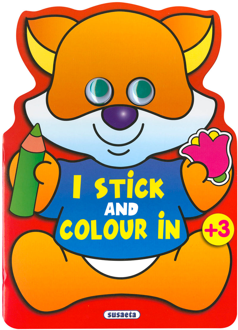 I stick and colour in 1