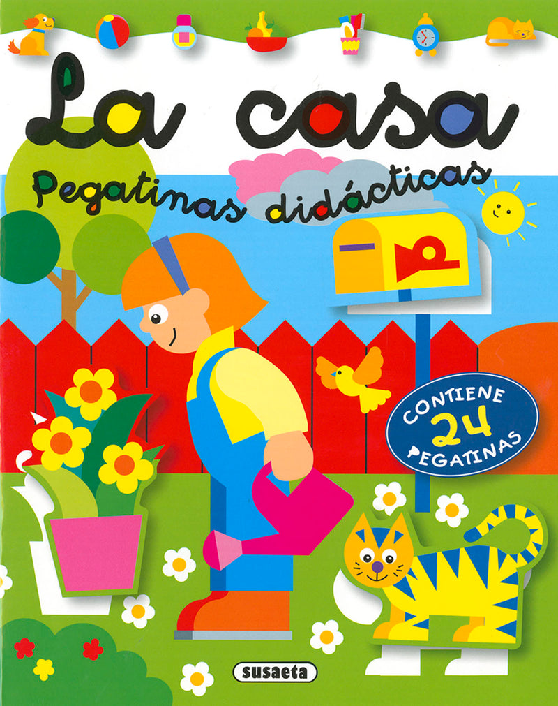 La casa pegatinas didácticas