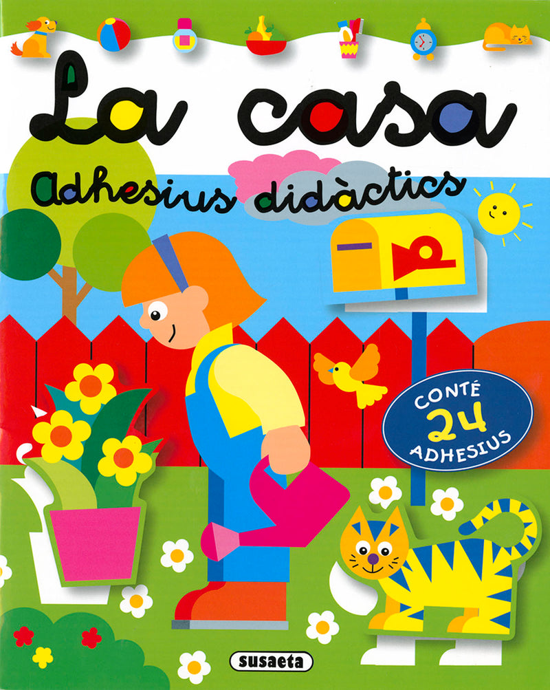 La casa adhesius didàctics