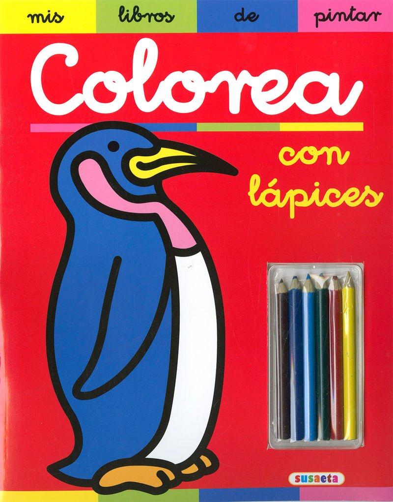 Colorea con lápices