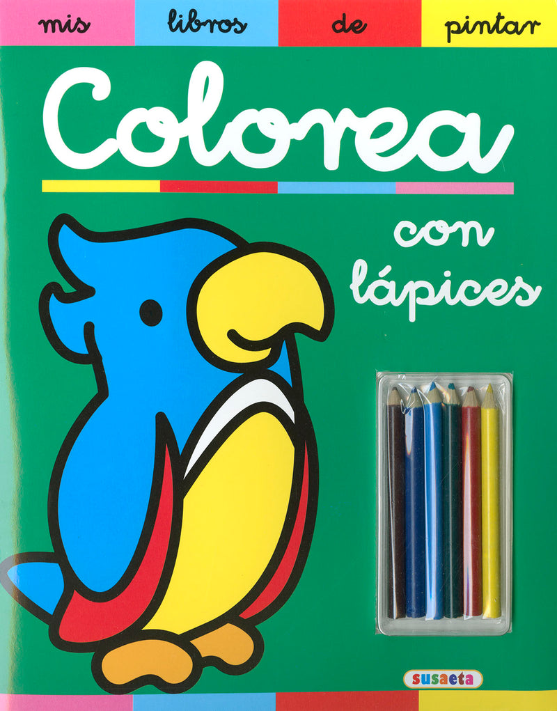 Colorea con lápices