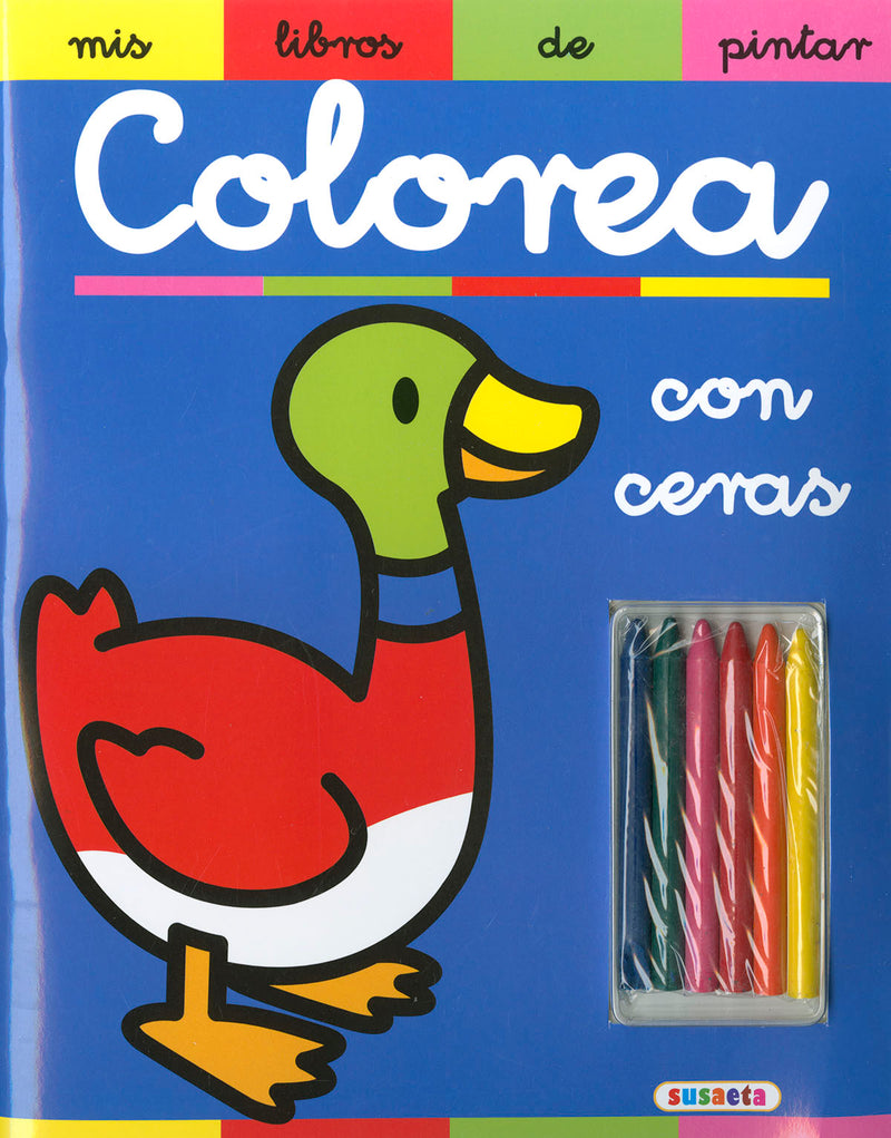 Colorea con ceras
