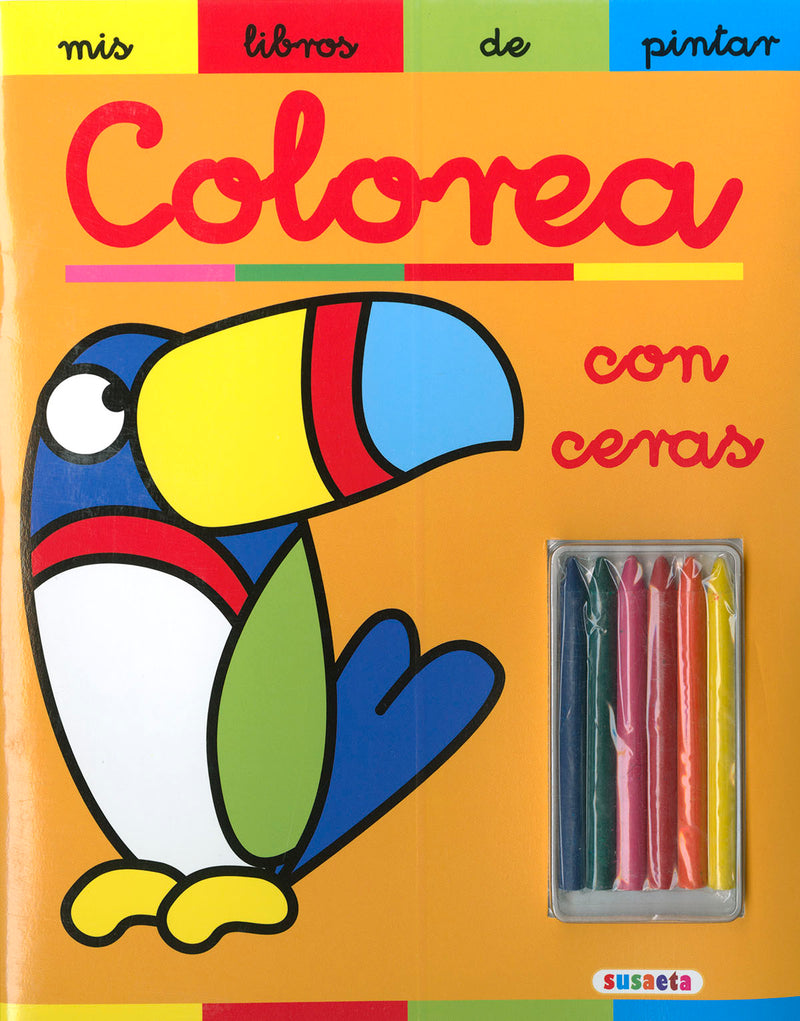 Colorea con ceras